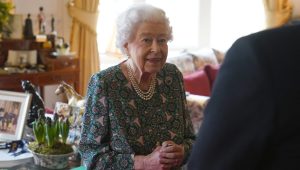 Virus Outbreak Britain Queen