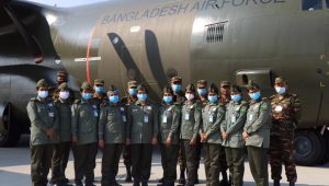ބަންގްލަދޭޝްގެ އެއަރފޯސްގެ 18 މެމްބަރުންގެ މެޑިކަލް ޓީމު ރާއްޖެ އައުން -ފޮޓޯ: ފޮރިން މިނިސްޓްރީ