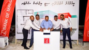 Ground breaking of new branch in Kulhudhuffushi City (5)