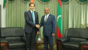 ފޮރިން މިނިސްޓަރު ޝަހިދާއި އިންޑިއާ ސަފީރު