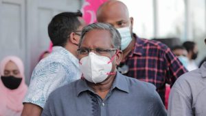 ހުކުރު ދުވަހުގެ މުޒަހަރާގައި ރައީސް ޑރ. މުހައްމަދު ވަހީދު