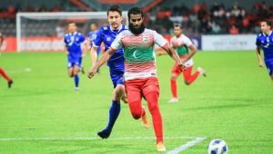 ނޭޕާލް މެޗުގައި އަލީ އަޝްފާގު (ދަގަނޑޭ) ބޯޅަ ހޯދުމަށް މަސައްކަތްކުރަނީ: ގައުމީ ޓީމުގެ ޖާޒީއަކީ 100 ޕަސަންޓް ރާއްޖޭގެ އުފެއްދުމެއް -ފޮޓޯ: އެފް.އޭ.އެމް/ އެފް.ބީ