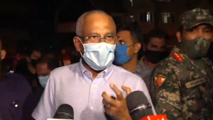 ރައީސުލްޖުމްހޫރިއްޔާ އިބްރާޙިމް މުހައްމަދު ސޯލިހު ރޭ ނޫސްވެރިންނާ ވާހަކަފުޅު ދައްކަވަނީ