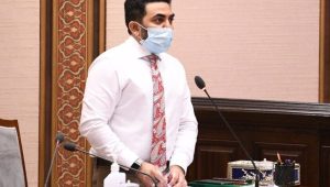 މެމްބަރުންގެ ސުވާލުތަކަށް ހެލްތު މިނިސްޓަރ އަމީން މަޖުލީހުގައި މިއަދު ޖަވާބު ދެއްވަނީ  -ފޮޓޯ: މަޖިލިސްގެ އިދާރާ