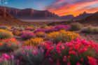 atacama desert chile rare flower bloom climate change environment rain