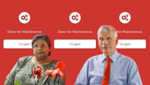ބީ.އެމް.އެލްގެ ސީ.އީ.އޯ ޓިމޮތީ އަދި ޑިރެކްޓަރ އައިޝަތު ނޫރައްދީން (ވ)