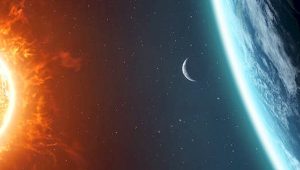 earth moon sun