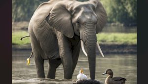 elephant and duck