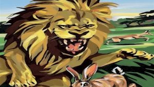 hare lion