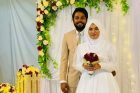 ގައުމީ ވޮލީ ޓީމުގެ ކެޕްޓަން ހުޒާމް އަލީ (ހުޒާންޓޭ) އާއި އަންހެނުން އައިޝަތު ނޫރާ