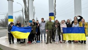 Kherson children return home