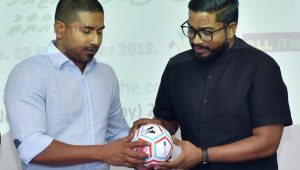 އެފްއޭއެމްގެ ރައީސް ބައްސާމް (ކ) އަދި ސްޕޯޓްސް މިނިސްޓަރު މަހުލޫފު