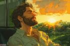 man sunset life lessons