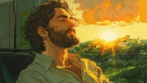 man sunset life lessons
