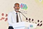 މާލެ ސިޓީގެ މޭޔަރު ޑރ. މުޙައްމަދު މުޢިއްޒު ވާހަކަ ދައްކަވަނީ -ފޮޓޯ: ސިޓީ ކައުންސިލް