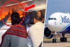 އިންޑިގޯ ފްލައިޓްގެ އޯވަހެޑް ކޮމްޕާޓްމަންޓްގައި އޮތް ޕަވާ ބޭންކްގައި ރޯވުމުން ފަސިންޖަރުންނާއި ކެބިން ކްރޫއިންވަނީ އަލިފާން ނިއްވައިލައިފައި