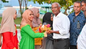 ރައީސުލްޖުމްހޫރިއްޔާއަށް ތިނަދޫން މިއަދު މަރުހަބާ ދަންނަވަނީ