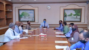 ސިވިލް ސަރވިސް ކޮމިޝަނާ ދެމެދު ވިލަރެސްކުރާ ކޮމިޓީގެ މި އަހަރުގެ ތިންވަނަ ބައްދަލުކުރެއްވުން -ފޮޓޯ: ރައީސް އޮފީސް
