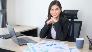 woman working good life