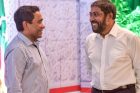 ރައީސް އަބްދުﷲ ޔާމީނާއި ގާސިމް އިބްރާހިމް (ކ) ހިނިތުންވެފައި